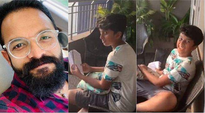 ആദി പരീക്ഷയ്ക്ക് പഠിക്കുന്നത് ഗള്ളി ബോയ്‌ക്കൊപ്പം; കൈയ്യോടെ പിടികൂടി ജയസൂര്യ (വിഡിയോ) 