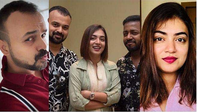 'പുലിക്കുട്ടിയെ പിടിച്ച വേട്ടക്കാരന്‍'; നസ്രിയയ്‌ക്കൊപ്പം ചാക്കോച്ചനും വിഷ്ണുവും 