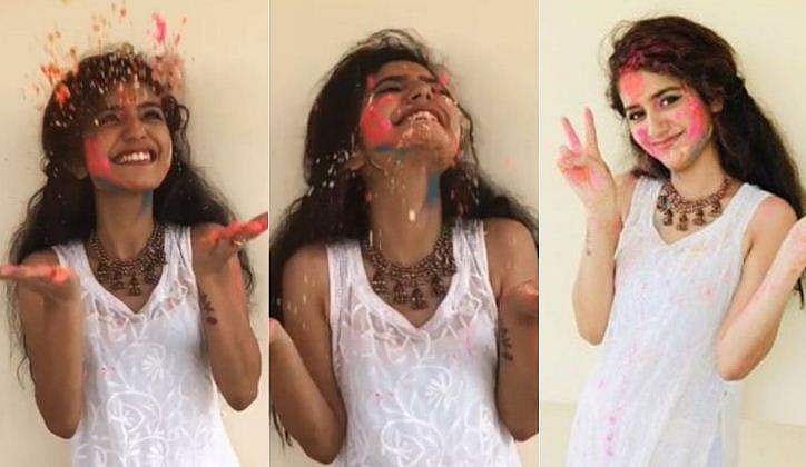 നിറങ്ങള്‍ വാരിയെറിഞ്ഞ് പ്രിയ വാര്യര്‍; വര്‍ണ്ണങ്ങളില്‍ കുളിച്ച് റോഷനും, ഹോളി ആഘോഷം ഏറ്റെടുത്ത് ആരാധകര്‍ (വിഡിയോ) 