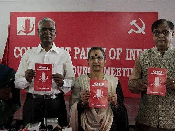 കാര്‍ഷിക കടങ്ങള്‍ ഒറ്റയടിക്ക് എഴുതിത്തള്ളും; 9,000 രൂപ പെന്‍ഷന്‍, സിപിഐ പ്രകടന പത്രിക പുറത്തിറക്കി