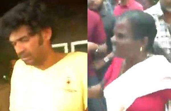 അരുണിനു നേരെ ആക്രോശത്തോടെ പാഞ്ഞടുത്ത് നാട്ടുകാര്‍, തെറിവിളി, രോഷ പ്രകടനം; പൊലീസ് ജീപ്പില്‍ മാറ്റി
