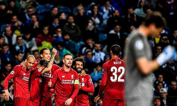 ബാഴ്സ-ലിവര്പൂള് സെമി; ചാമ്പ്യന്സ് ലീഗില് പോര്ട്ടോയുടെ മുനയൊടിച്ച് റെഡ്സ്