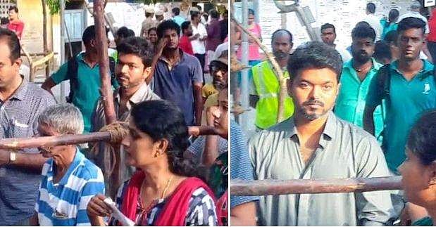 നീണ്ട ക്യൂവില്‍ മണിക്കൂറോളം വരി നിന്ന് വിജയ് ; രജനി, കമല്‍, അജിത്, സൂര്യ... സമ്മതിദാനാവകാശം വിനിയോഗിച്ച് പ്രമുഖ താരങ്ങള്‍ ( വീഡിയോ)