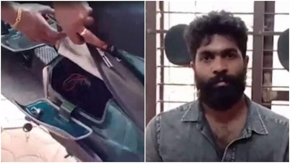 സ്കൂട്ടറില് രഹസ്യഅറ നിര്മിച്ച് മദ്യക്കടത്ത്; യുവാവിനെ നാടകീയമായി പിടികൂടി