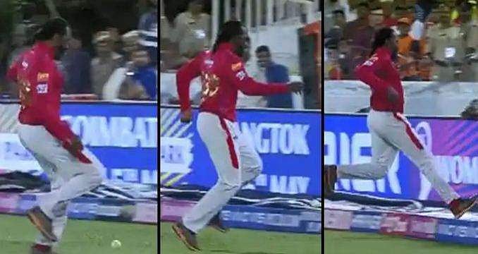 അവിടെ എന്തായിരുന്നു ഗെയിലിന്റെ ലക്ഷ്യം? ദയനീയമെന്ന് ആരാധകര്‍