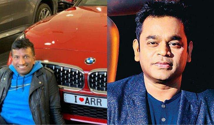 ബിഎംഡബ്ല്യൂ കാറിന്റെ നമ്പര്‍ പ്ലേറ്റിലും ആരാധന, ഒടുവില്‍ റഹ്മാന്റെ ട്വീറ്റ് 