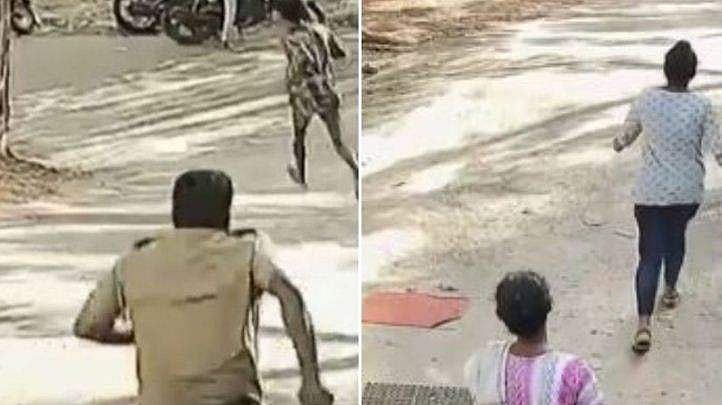 മുണ്ടില്ലാതെ ഓടുന്ന പ്രതി, പിന്നാലെ പൊലീസ്; റോഡില്‍ ക്രൂരമര്‍ദനത്തിന് ഇരയായ പ്രതിയുടെ ദൃശ്യങ്ങള്‍ പുറത്ത്