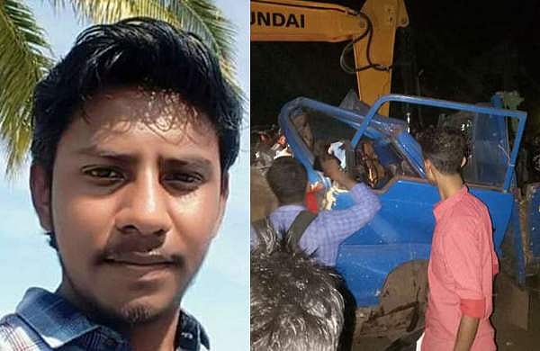 മലപ്പുറത്ത് പാലത്തിലേക്ക് മിനിലോറി പാഞ്ഞു കയറി; ഡ്രൈവര്‍ മരിച്ചു