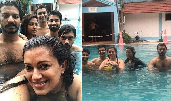 നീന്തിത്തുടിച്ച് ജെന്നിഫര്‍ ആന്റണിയും കുടുംബവും; ചിത്രങ്ങളും വീഡിയോയും പങ്കുവെച്ചു
