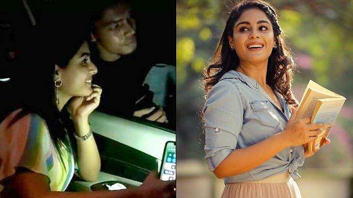 സെല്‍ഫി എടുക്കാന്‍ ലൈറ്റ് പിടിച്ചുകൊടുത്ത് നടി സംയുക്ത; കയ്യടിച്ച് സോഷ്യല്‍ മീഡിയ; വീഡിയോ