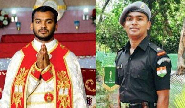 പട്ടാളത്തിലേക്ക് ഇതാ ഒരു പള്ളീലച്ചന്‍; ഫാദർ ജിസ് ജോസ് ഇനി നായിബ് സുബേദാർ