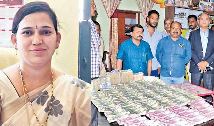 കര്ഷകനോട് കൈക്കൂലി ആവശ്യപ്പെട്ടു; തഹസില്ദാറുടെ വീട്ടില് നിന്നും റെയ്ഡില് പിടിച്ചത് 93 ലക്ഷം രൂപയും 400 ഗ്രാം സ്വര്ണവും