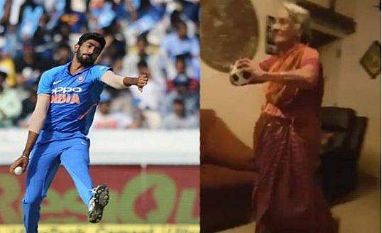 ബൂമ്രയുടെ റണ്‍ അപ്പ് അനുകരിച്ച് മുത്തശ്ശി, അത്ഭുതം പങ്കുവെച്ച് പേസര്‍