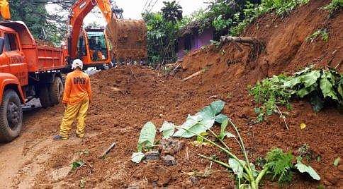 കനത്തമഴ: ഇടുക്കിയില്‍ ഉരുള്‍പൊട്ടല്‍, വ്യാപക കൃഷിനാശം 
