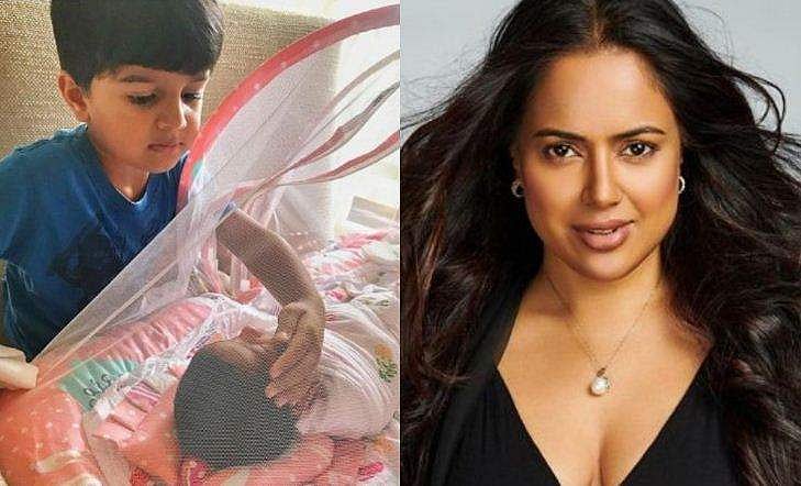 കുഞ്ഞനിയത്തിയെ കണ്‍നിറയെ കണ്ട് കുട്ടി ഹംസ്; സമീറയുടെ പൊന്നോമനകള്‍ 