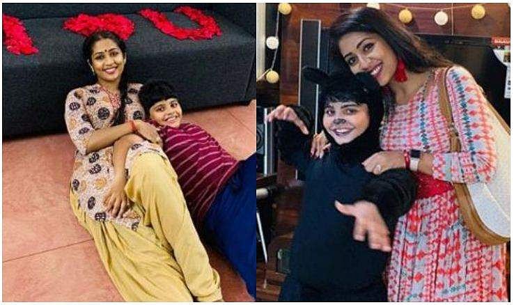 നൃത്തം ചെയ്ത് തളർന്നെത്തിയ നവ്യയ്ക്ക് മകൻ ഒരുക്കിയ സർപ്രൈസ്; റോസാപ്പൂ ഇതളുകളിൽ വിരിഞ്ഞ സ്നേഹം  