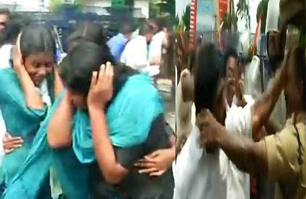 ഖാദര്‍ കമ്മിറ്റി റിപ്പോര്‍ട്ട്: കെഎസ്‌യു മാര്‍ച്ചില്‍ സംഘര്‍ഷം; തലസ്ഥാനത്ത് തെരുവ് യുദ്ധം