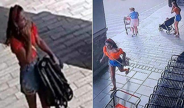 കുഞ്ഞിനെ ഇരുത്താനുള്ള സ്‌ട്രോളര്‍ തന്ത്രപരമായി മോഷ്ടിച്ചു, പക്ഷേ, കുട്ടിയെ അമ്മ കടയില്‍ മറന്നുവെച്ചു; വിഡിയോ