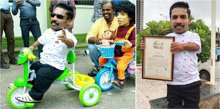 മറ്റൊരു റെക്കോര്‍ഡ് കൂടി തന്റെ പേരിലാക്കി ഗിന്നസ് പക്രു; ലോകത്തിലെ ഏറ്റവും കുഞ്ഞന്‍ നിര്‍മാതാവ്‌