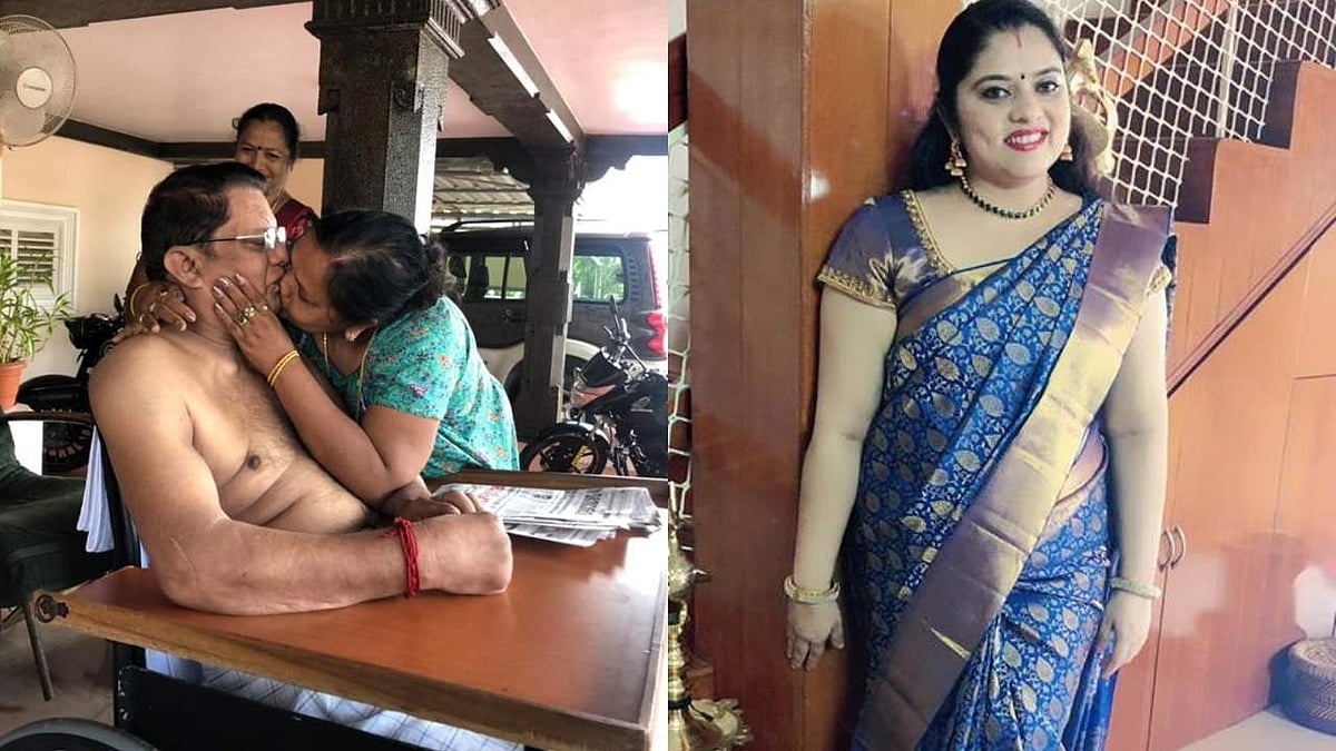 ജഗതിക്ക് ശോഭയുടെ സ്നേഹ ചുംബനം; 39-ാം വിവാഹ വാര്ഷികം; അറിയാതെ ചിത്രം പകര്ത്തി മകള്, ആശംസ പ്രവാഹം