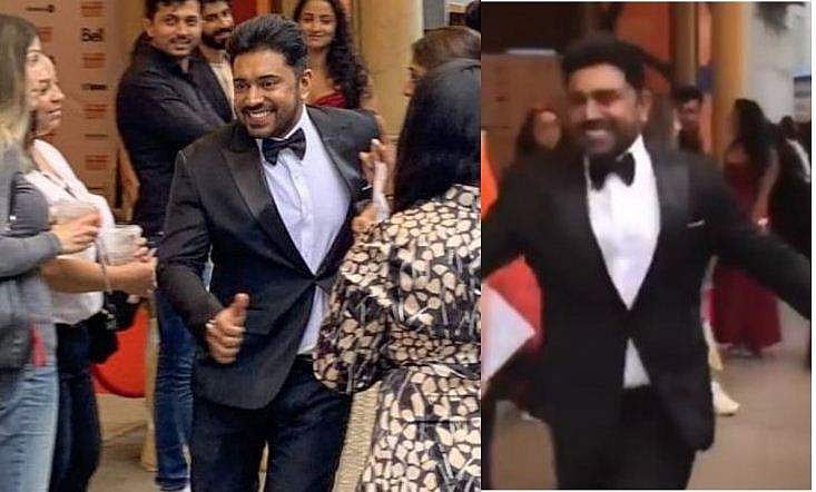 ആള്‍ക്കൂട്ടത്തിനിടയില്‍ സുഹൃത്തുക്കളെ കണ്ടു, ഓടിച്ചെന്ന് കെട്ടിപ്പിടിച്ച് നിവിന്‍ പോളി; വിഡിയോ വൈറല്‍