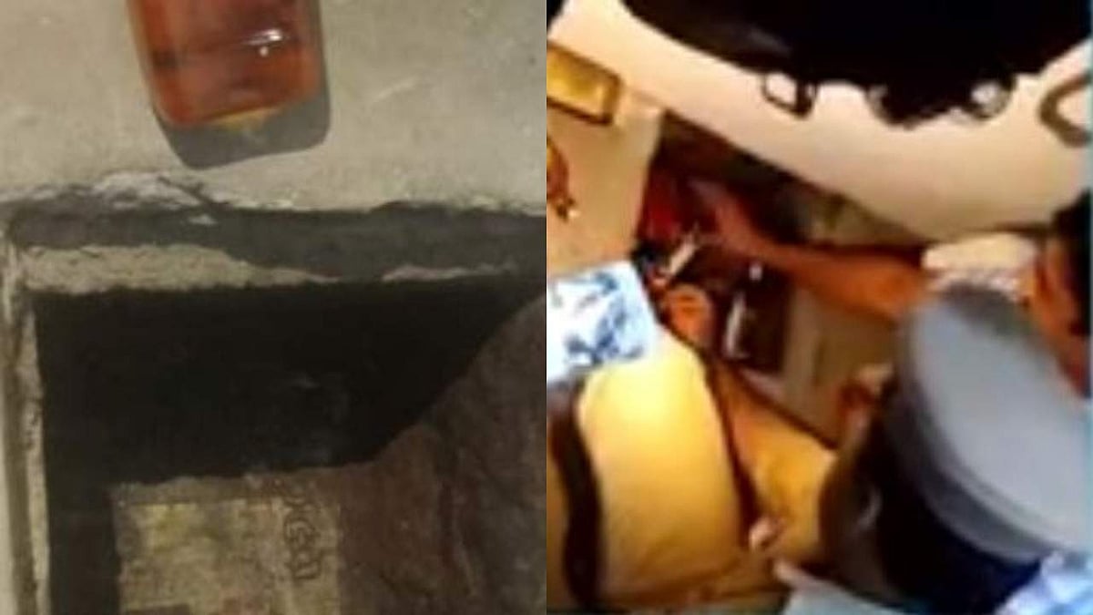 മദ്യം സൂക്ഷിക്കാൻ കിടപ്പുമുറിയിൽ പ്രത്യേക പ്രതലം, കട്ടിലിനടിയിലും മേശയ്ക്കടിയിലും രഹസ്യ അറ; 50 കുപ്പി വിദേശ മദ്യം പിടികൂടി, പ്രതി കുടുങ്ങി 