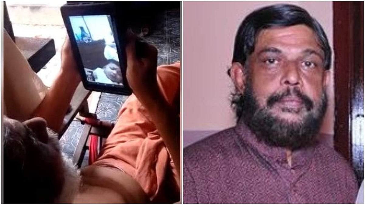 വിദേശത്തുള്ള പേരക്കുട്ടിക്ക് മുത്തശ്ശന്റെ ന്യൂജന് താരാട്ട്; വീഡിയോ വൈറല്