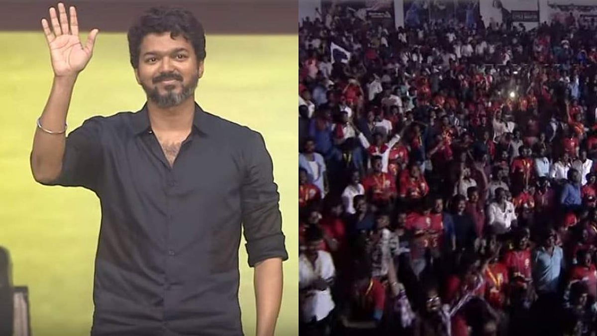 വിജയ്യുടെ തീപ്പൊരി പ്രസംഗം, കയ്യടിച്ച് ആരാധകര്, പിന്നാലെ വേദിയായ കോളജിന് സര്ക്കാരിന്റെ നോട്ടീസ്; രോഷം