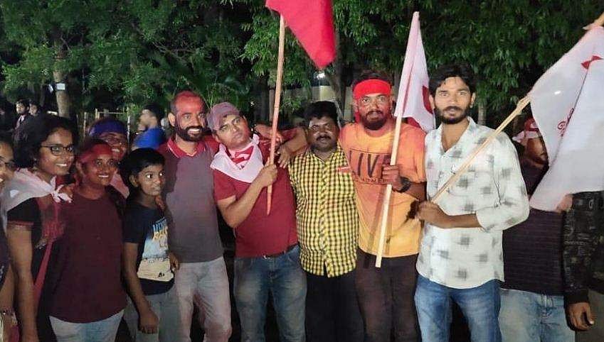 ഹൈദരാബാദ് യൂണിവേഴ്‌സിറ്റിയിലും ചുവപ്പു വസന്തം; കാവിക്കോട്ട തകര്‍ത്ത് മുഴുവന്‍ സീറ്റും പിടിച്ചടക്കി ഇടതു സഖ്യം