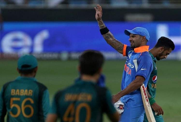 'ചില്ല് വീടിനുള്ളില്‍ കഴിയുന്നവര്‍ മറ്റുള്ളവരെ കല്ലെറിയില്ല'; പാകിസ്ഥാന് മറുപടിയുമായി ശിഖര്‍ ധവാന്‍