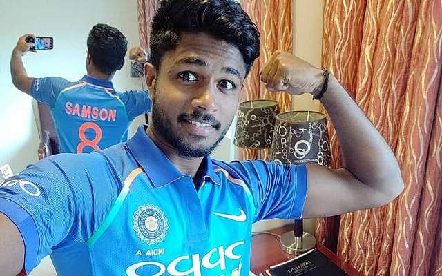 മിന്നല്‍ അര്‍ധ ശതകവുമായി സഞ്ജു സാംസണ്‍; ഇന്ത്യ എ മികച്ച സ്‌കോറിലേക്ക്