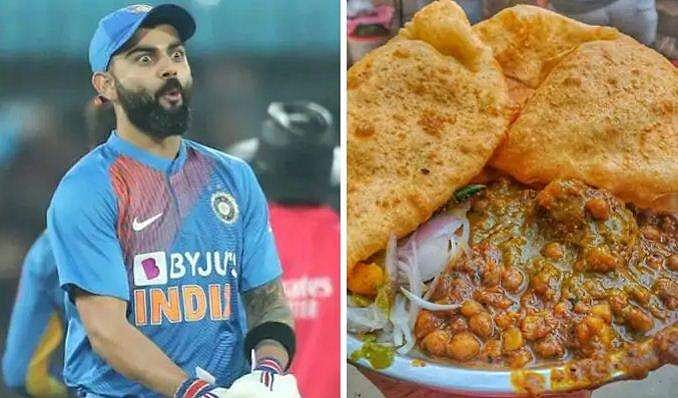 'ബൗളറുടെ കയ്യില്‍ നിന്ന് വരുന്ന പന്തിനും ചോളെ ബട്ടൂരിക്കും ഒരേ ശ്രദ്ധ നല്‍കണം'; ഫോട്ടോ പങ്കുവെച്ച് കോഹ് ലി