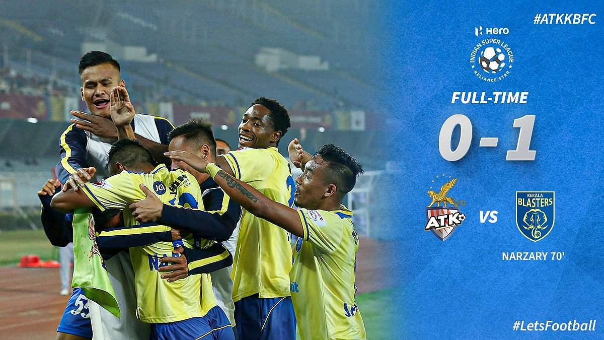 എടികെയെ അവരുടെ തട്ടകത്തില്‍ വീഴ്ത്തി കേരള ബ്ലാസ്‌റ്റേഴ്‌സ്; മൂന്നാം ജയം