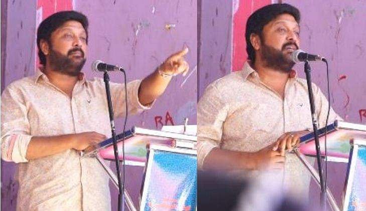 'തൂണില്‍ റോക്കി എന്ന് എഴുതിയ മാന്യന്‍ നിങ്ങളുടെ കൂട്ടത്തില്‍ തന്നെയുണ്ട്' വിരുതനെ പൊക്കി, അധ്യാപകരെ ശാസിച്ചു; ശണേഷ് കുമാറിന് കയ്യടി