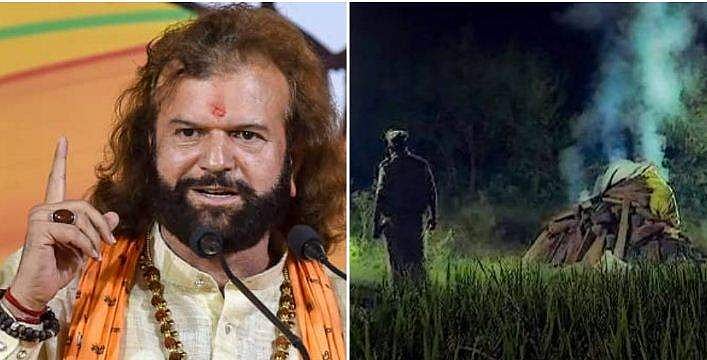 രാത്രി തിടുക്കപ്പെട്ട് സംസ്‌കരിച്ചതെന്തിന് ? പൊലീസുകാര്‍ക്കെതിരെ നടപടി വേണമെന്ന് ബിജെപി എംപി