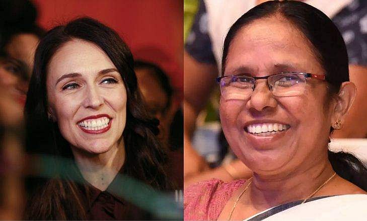 'വനിത നേതാക്കൾ എങ്ങനെ വിജയിക്കുന്നുവെന്ന് ലോകത്തെ കാണിച്ചതിന് നന്ദി', ജസീന്തയ്ക്ക്​ അഭിനന്ദനവുമായി ശൈലജ 