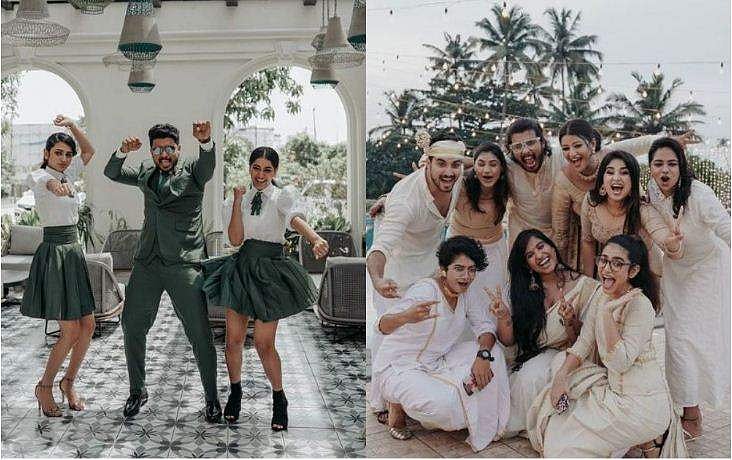 ഒരുപോലെ ഉടുപ്പിട്ട് സാനിയയും പ്രിയ വാര്യറും, നൃത്തതിന് ഒപ്പം ചേർന്ന് അനാർക്കലി; താരസുന്ദരിമാർ ഒന്നിച്ചെത്തിയ കല്ല്യാണമേളം, ചിത്രങ്ങളും വിഡിയോയും വൈ‌റൽ 