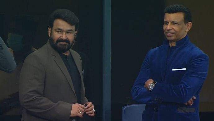 സിനിമയിലേതിനെ വെല്ലും ഇന്‍ട്രോ, ത്രില്ലടിപ്പിച്ച സര്‍പ്രൈസ്; ഐപിഎല്‍ കലാശപ്പോരില്‍ മോഹന്‍ലാല്‍ 