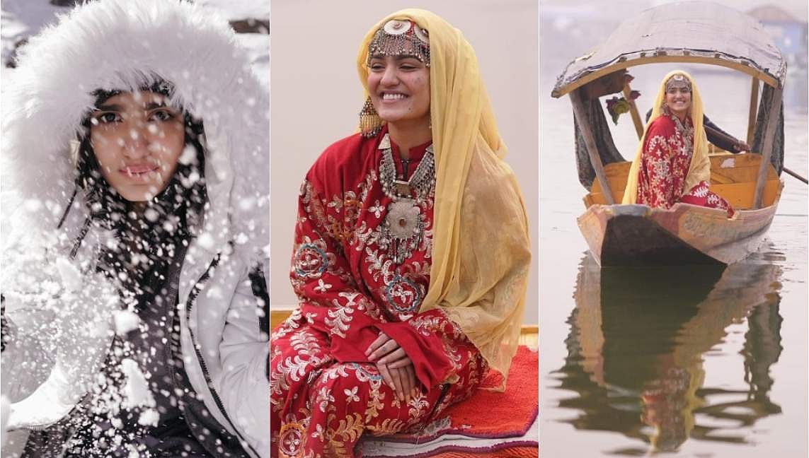 മഞ്ഞിൽ കളിച്ച്, കശ്മീരി പെൺകുട്ടിയായി സാനിയ; ചിത്രങ്ങൾ ഏറ്റെടുത്ത് ആരാധകർ