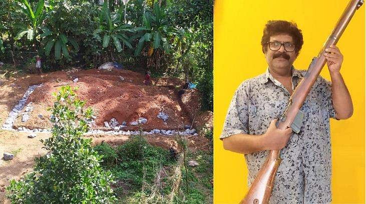 1921 നായി വീട്ടുമുറ്റത്ത് 900 സ്ക്വയര്‍ ഫീറ്റിൽ ഷൂട്ടിങ് ഫ്ളോർ; ഫോട്ടോയുമായി അലി അക്ബർ; രാജമൗലി ഔട്ടാകുമോ എന്ന് ട്രോളന്മാർ