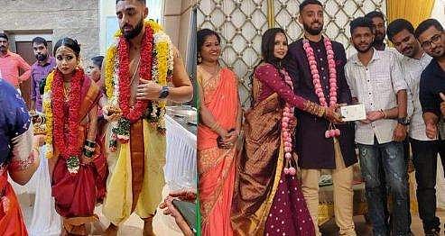 കൊല്‍ക്കത്ത നൈറ്റ്‌റൈഡേഴ്‌സ് താരം വരുണ്‍ ചക്രവര്‍ത്തി വിവാഹിതനായി, വധു നേഹ ഖേഡേകര്‍