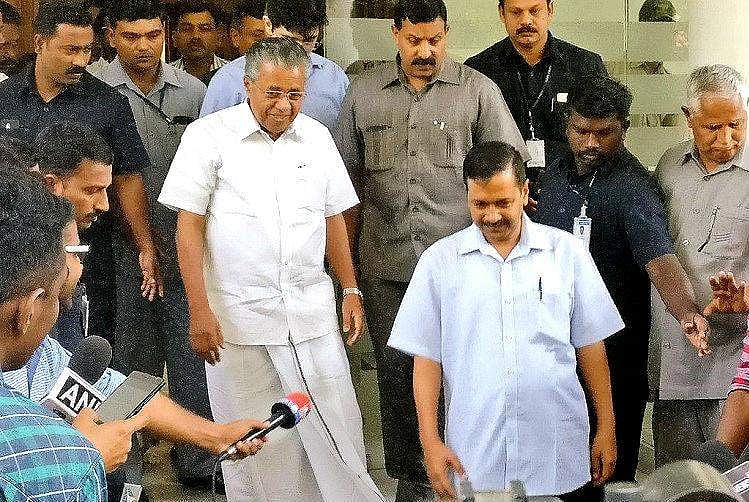 ഡല്ഹിയിലേത് രാജ്യത്തിന് ആവേശം പകരുന്ന വിജയം ; കെജരിവാളിനെ അഭിനന്ദിച്ച് പിണറായി