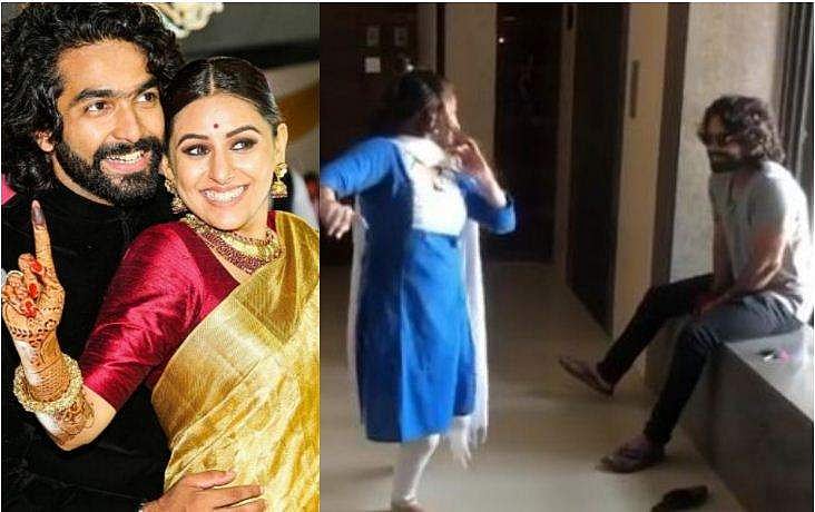 സിദ്ധാര്‍ത്ഥിന്റെ പാട്ടിന് ചുവടുവെച്ച് ഭാര്യ, ഇത് സാധാരണ പ്രണയമല്ലെന്ന് താരം: വിഡിയോ