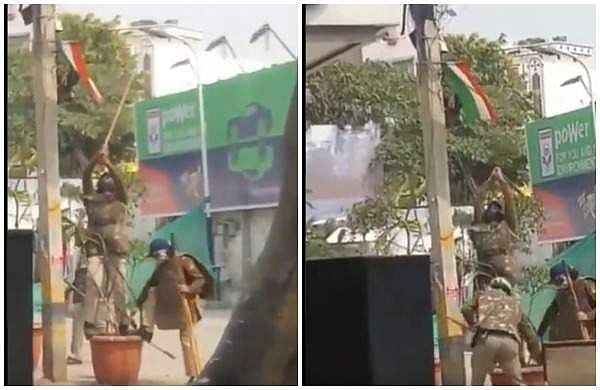 ഡല്‍ഹി പൊലീസ് അക്രമികള്‍ക്കൊപ്പം തന്നെ;  സിസി ടിവി ക്യാമറകള്‍ തല്ലിപ്പൊളിക്കുന്നതിന്റെ ദൃശ്യം പുറത്ത്