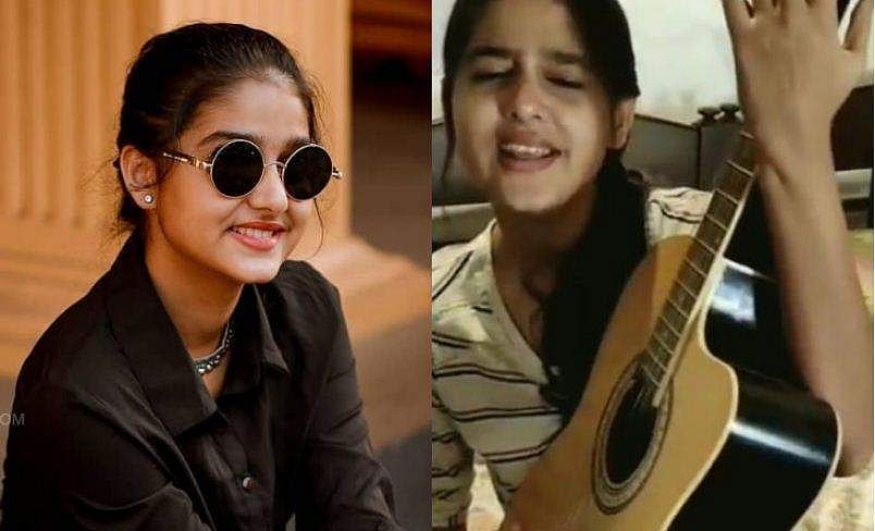 'അറിയാത്ത പണി ചെയ്യുന്നതിന്റെ വല്ല അഹങ്കാരവുമുണ്ടോന്ന് നോക്കിയേ'; ഗിറ്റാറുമായി പാട്ടുപാടി അനശ്വര; വിഡിയോ
