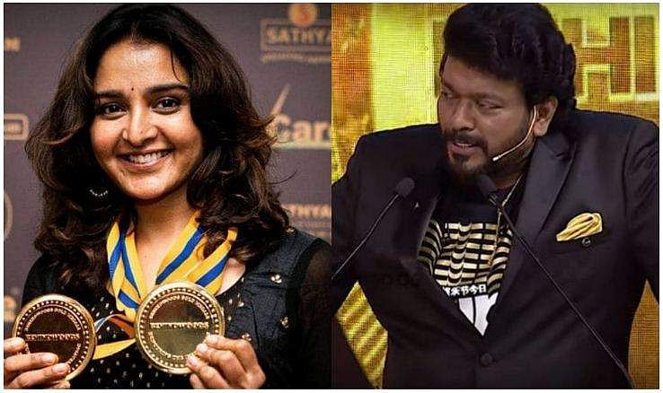 'ഫോൺ നമ്പർ അല്ല, ഫോൺ തന്നെ തരാം'; പൊട്ടിച്ചിരിപ്പിച്ച് മഞ്ജുവും പാർഥിപനും (വിഡിയോ) 