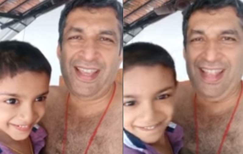 മകനെ മടിയിലിരുത്തി പാട്ടുപാടി ജയൻ ചേർത്തല; കയ്യടിച്ച് സോഷ്യൽ മീഡിയ; വിഡിയോ