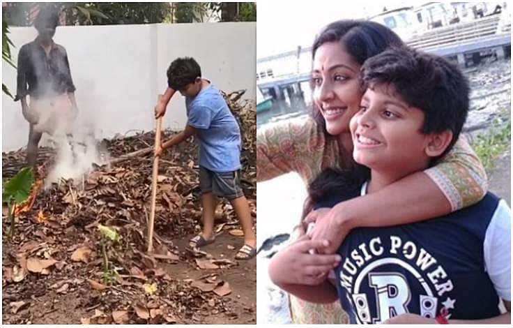 'എല്ലാം ചെയ്യാൻ ശീലമൊന്നും വേണ്ട'; പറമ്പിലെ ചവറെല്ലാം വാരിക്കൂട്ടി നവ്യയുടെ 'ജാൻ', വിഡിയോ