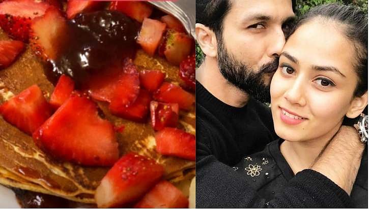 മിറയ്ക്കായി ഷാഹിദിന്റെ പാൻകേക്ക് പരീക്ഷണം; സം​ഗതി ഹിറ്റ് 