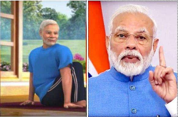 എന്റെ ആരോഗ്യ രഹസ്യം യോഗ;  നിങ്ങളുടേത് പങ്കുവയ്ക്കൂ...; ത്രി ഡി വീഡിയോയുമായി മോദി